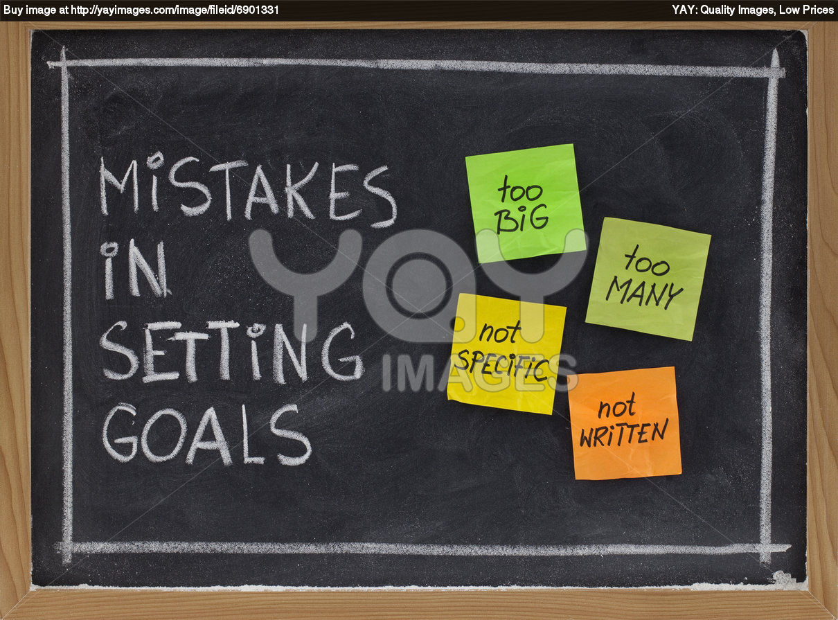 mistakes in setting goals